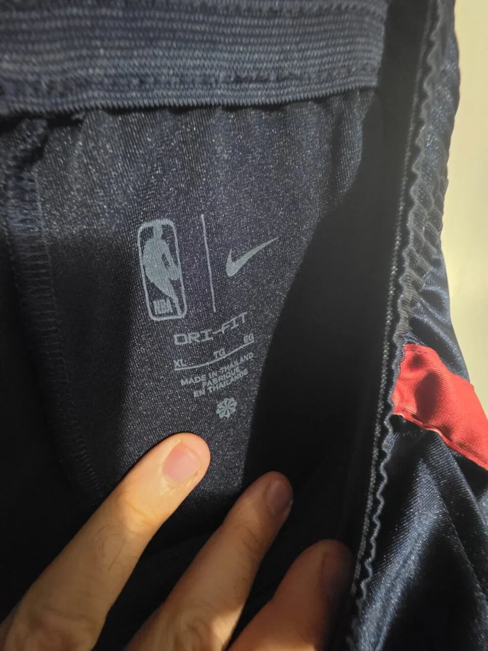 Nike Mens Cleveland Cavaliers Classic Edition Navy Blue Basketball Short- Xl